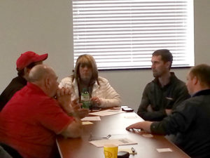Driver Trainer/Fleet Manager breakout session discussing challenges and solutions.